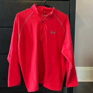 Under Armor fleece half zip up